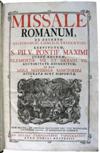 CATHOLIC LITURGY.  Missale Romanum.  1793